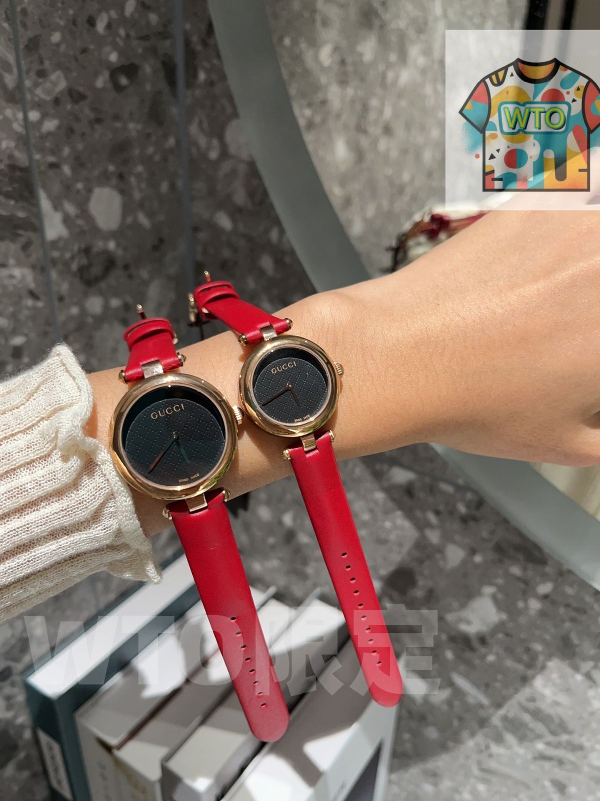  WTO通販 GUCCI グッチ 天然真珠層面-WTO輸入-BGX 48 腕時計(デジタル) 時計