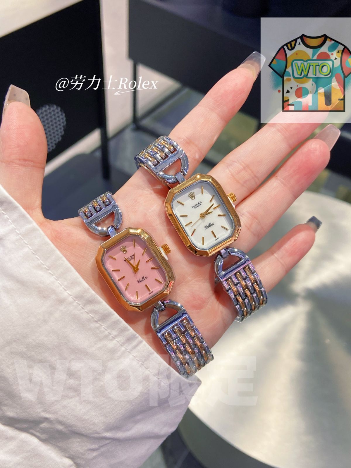 WTO通販 Rolex ロレックス スモールスクエア 25 mm 精巧 感あり-WTO輸入-ZOM 80