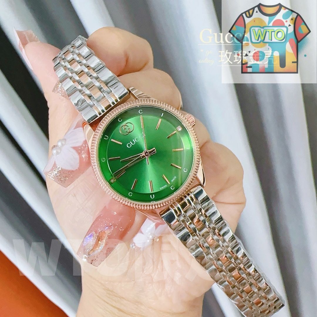 今日 Gucci グッチ G-TIMELESSジュエルシリーズ 防眩サファイアガラス