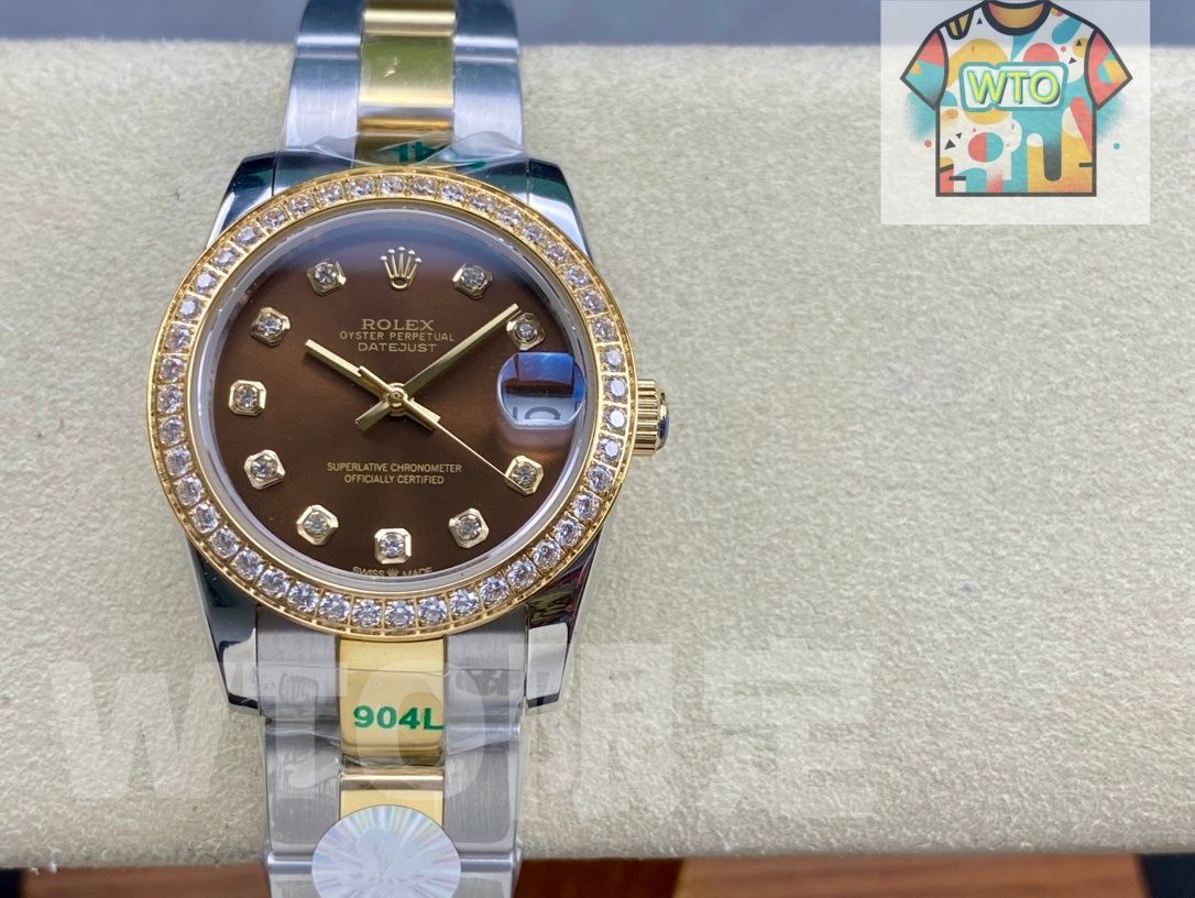 WTO通販 Rolex ロレックス デイトジャストシリーズ レディース ダイヤベゼル-WTO輸入-CYU84