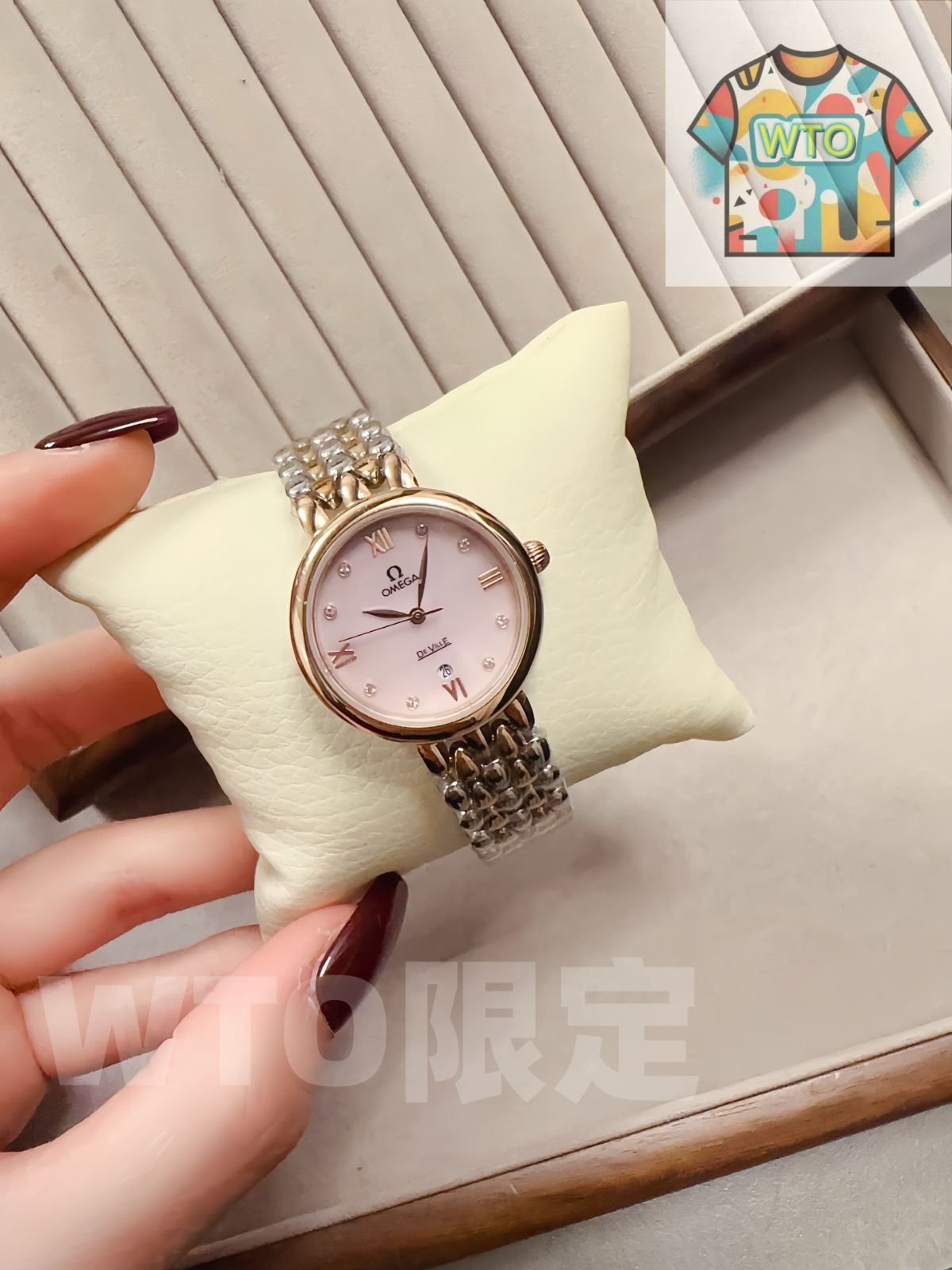 今日 OMEGA オメガ 露珠で連なる華やかな表鏈を備え