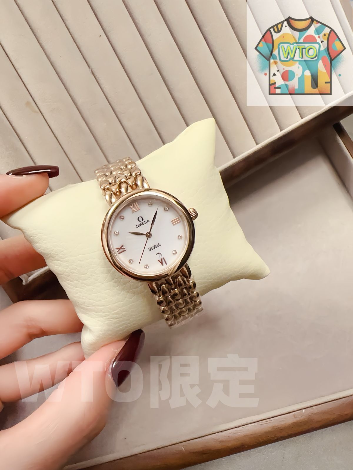 今日 OMEGA オメガ 露珠で連なる華やかな表鏈を備え