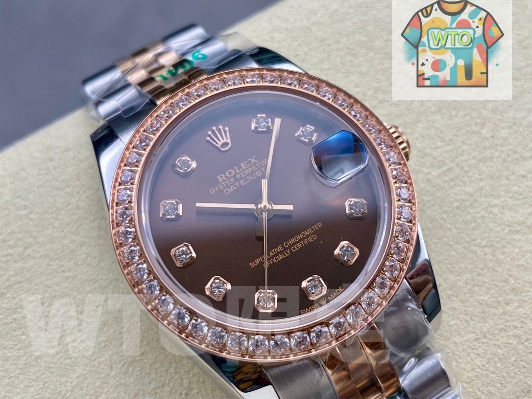 WTO通販 Rolex ロレックス デイトジャストシリーズ レディース 31 mm ダイヤベゼル-WTO輸入-ELU 97