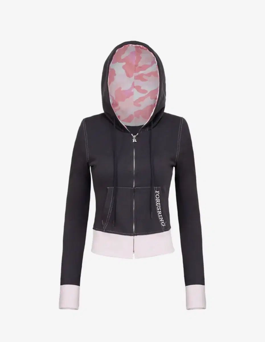 ポアリング Bebe cago トレーニング フーディー チャコール