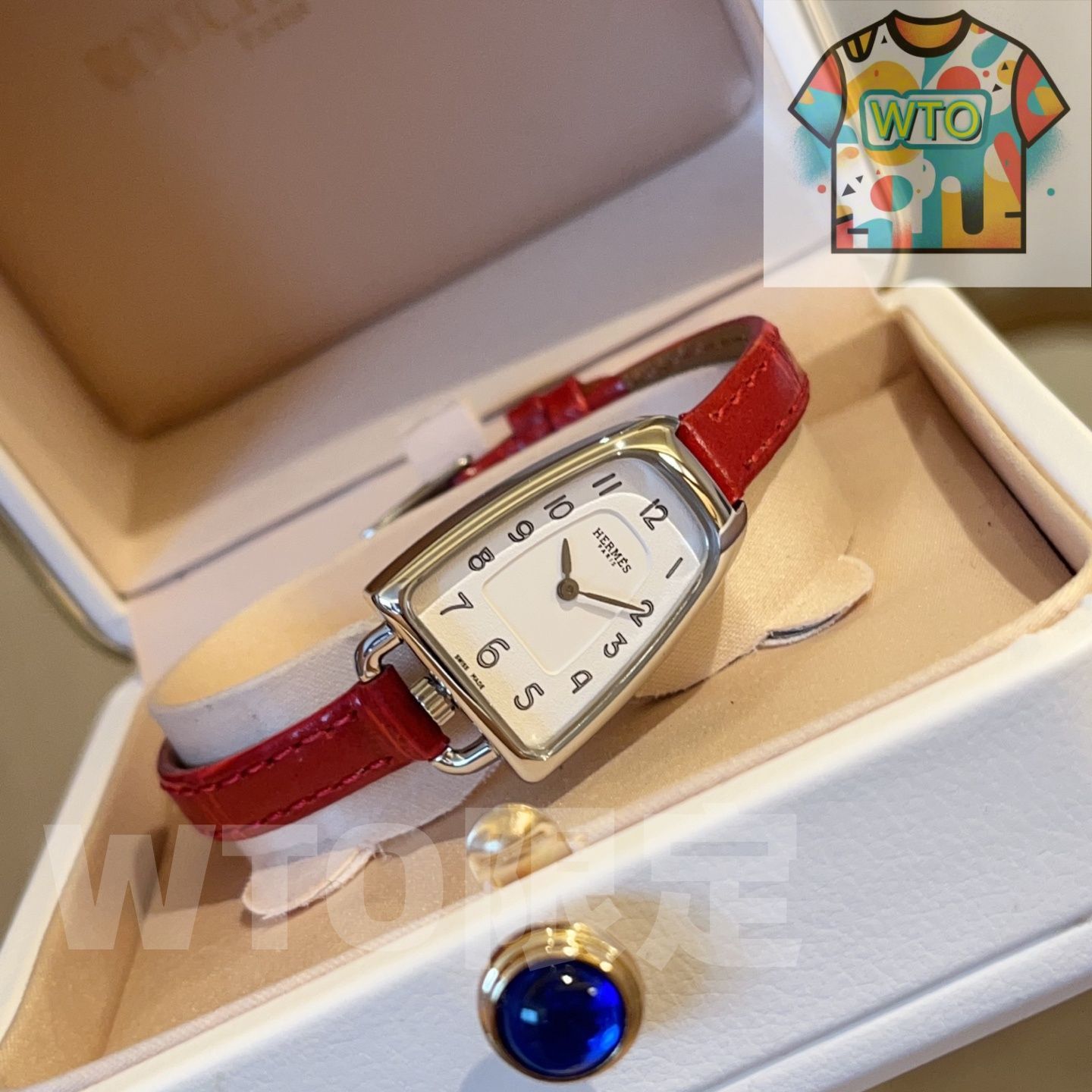 WTO通販 Herm s エルメス ガロップ ド エルメス ケースの独特な丸みは馬鐙要素に由来-WTO輸入-GUU52