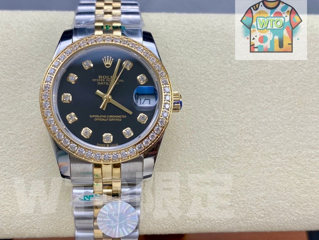 WTO通販 Rolex ロレックス デイトジャストシリーズ レディース 31mm ダイヤベゼル-WTO輸入-MFX30