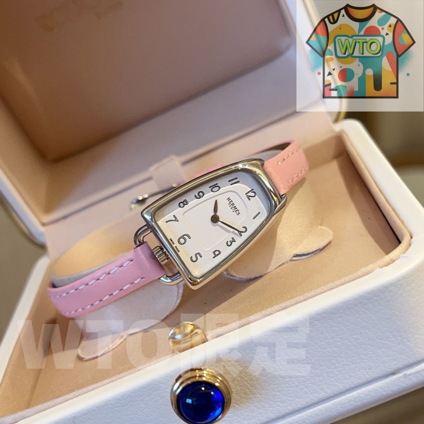  WTO通販 Herm s エルメス ガロップ ド ケースの独特な丸みは馬鐙要素に由来-WTO輸入-GUU 52 腕時計(デジタル) 時計