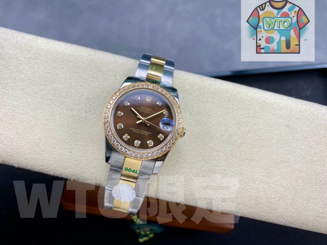  WTO通販 Rolex ロレックス デイトジャストシリーズ レディース ダイヤベゼル-WTO輸入-CYU 84 腕時計(デジタル) 時計