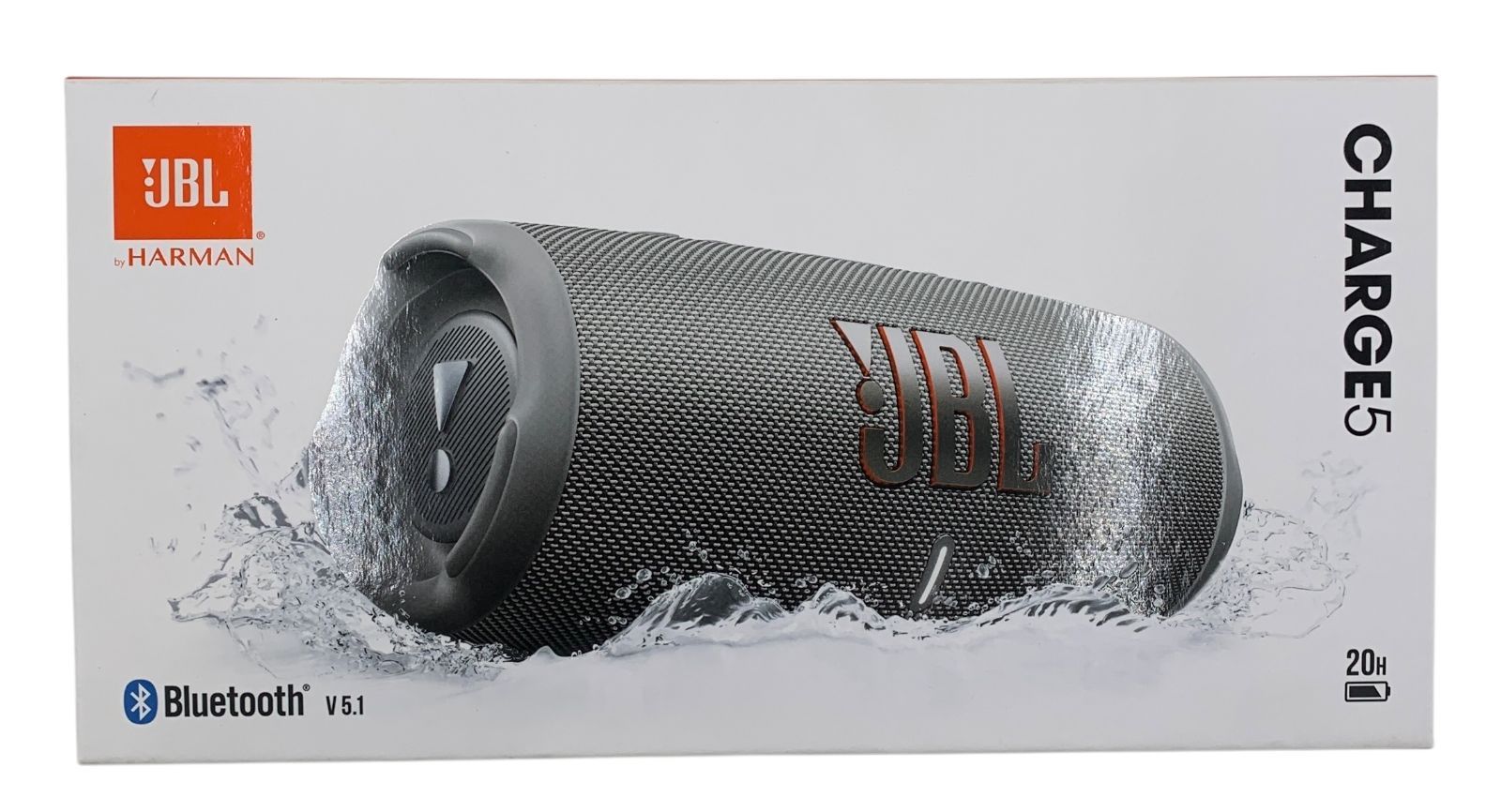 s 364 JBL Charge 5 Bluetoothスピーカー モバイルバッテリー機能付き 防水IP 67 PartyBoost対応 グレー