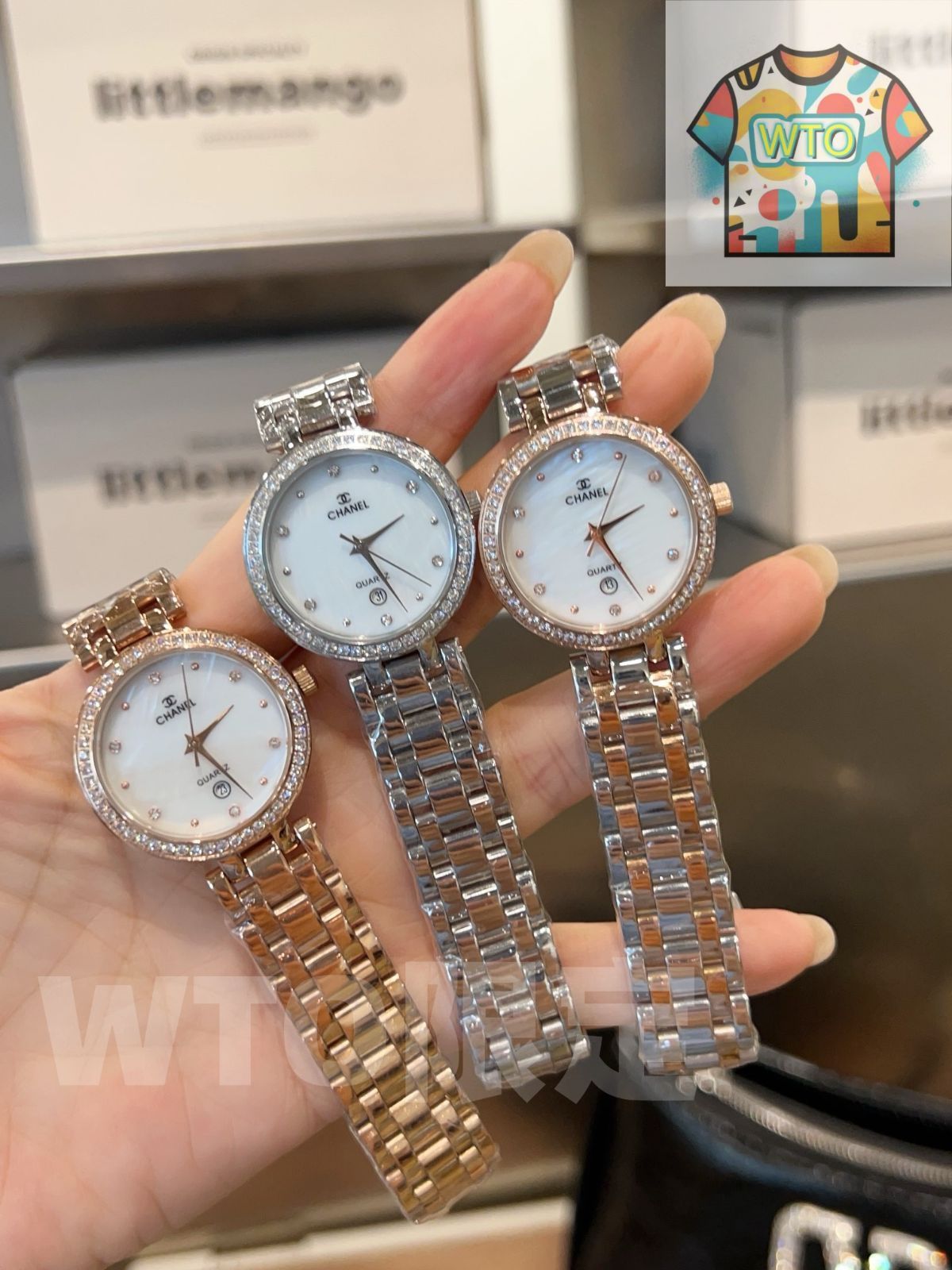 WTO通販 Chanel シャネル 輸入クォーツムーブメント ミネラルガラス 316 Lステンレススチールケース-WTO輸入-QHQ 41