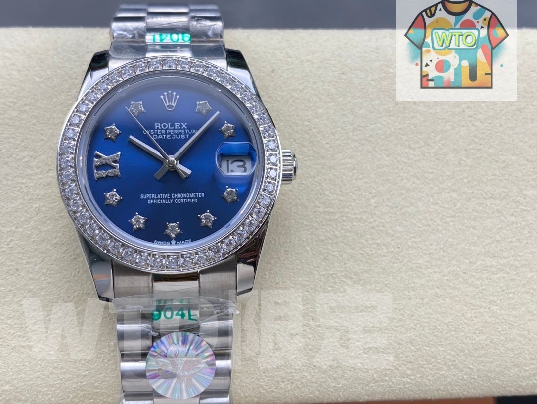 WTO通販 Rolex ロレックス デイトジャストシリーズ レディース ダイヤベゼル-WTO輸入-QWF66