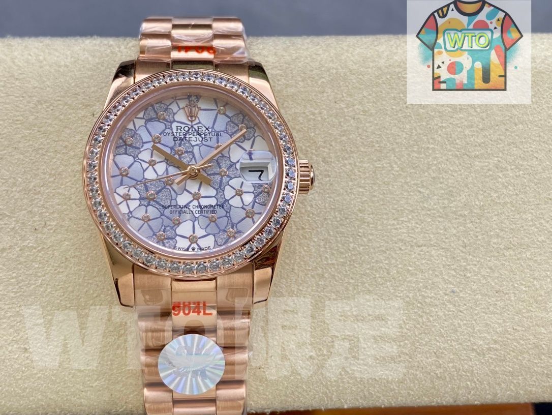 WTO通販 Rolex ロレックス デイトジャストシリーズ レディース ダイヤベゼル-WTO輸入-MVZ14