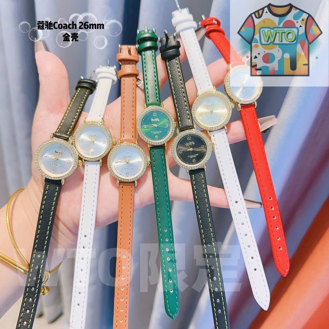  WTO通販 COACH コーチ キャスシリーズ 輸入小牛皮-WTO輸入-PWR 38 腕時計(デジタル) 時計