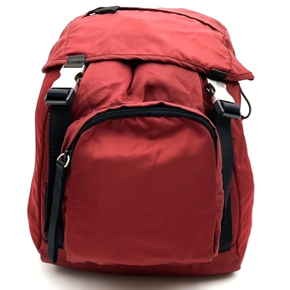 PRADA プラダ リュック バックパック デイパック ナイロン レッド レディース メンズ ヴィンテージ ファッション プレゼント