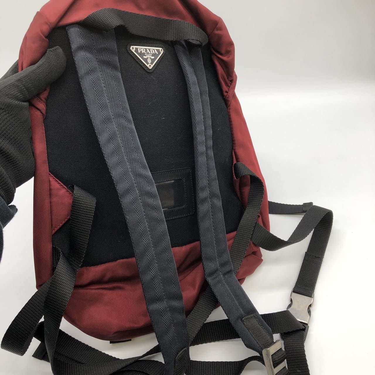 PRADA プラダ リュック バックパック デイパック ナイロン レッド レディース メンズ ヴィンテージ ファッション プレゼント