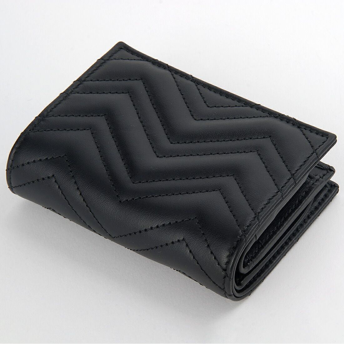 GUCCI グッチ 二つ折り財布 レディース ブラック