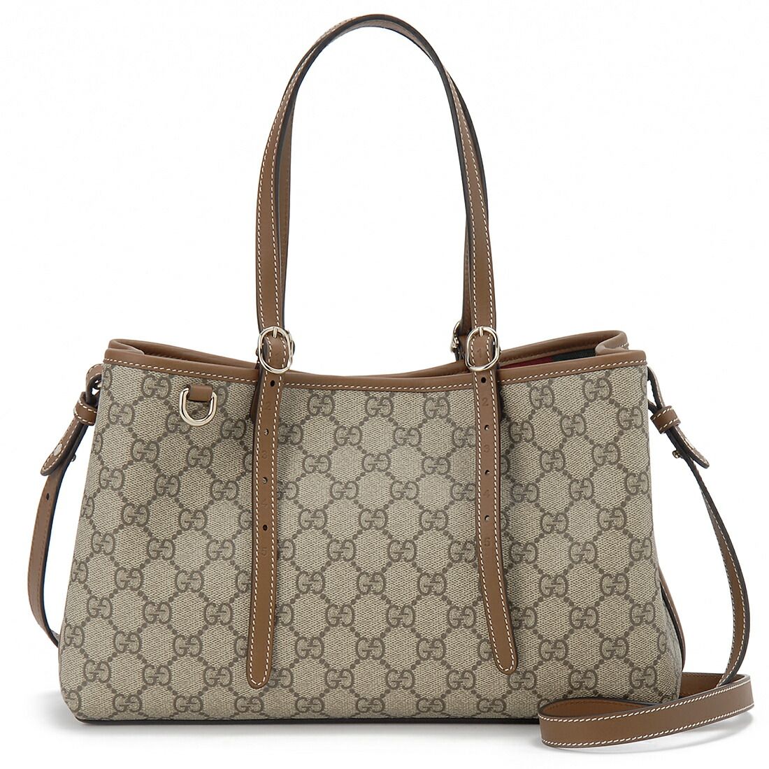 GUCCI グッチ トートバッグ レディース ベージュ 815214FAD6L9758 GG EMBLEM