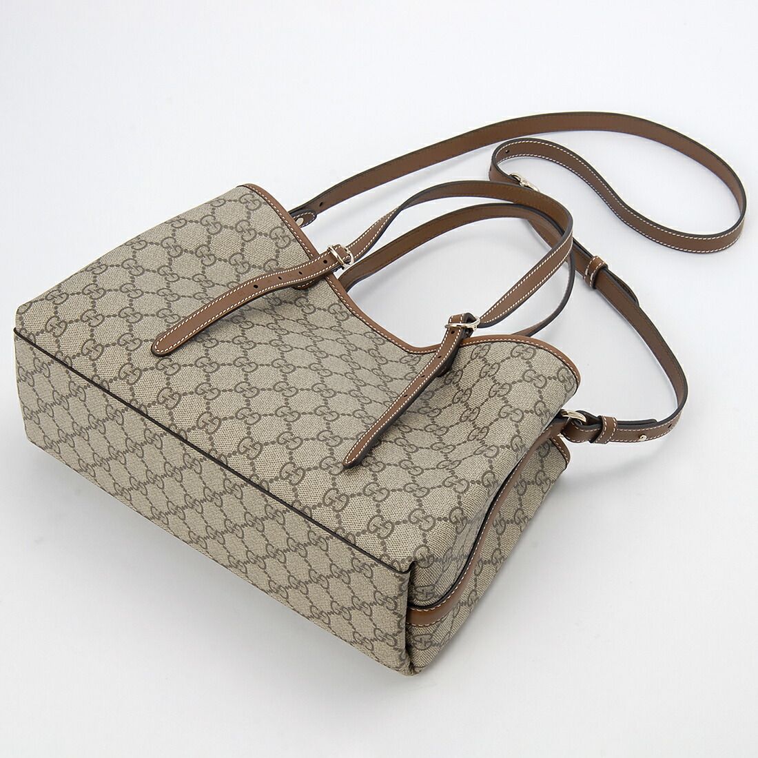 GUCCI グッチ トートバッグ レディース ベージュ 815214FAD6L9758 GG EMBLEM