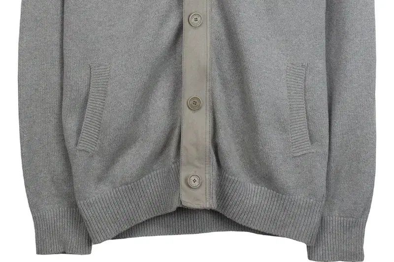 【注目のおすすめ】 18921 ラコステ ジップアップ ニット ジャケット 105 メンズ カーディガン ブランド古着