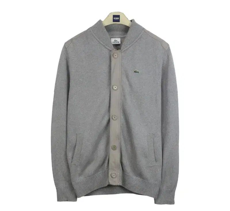 18921 ラコステ ジップアップ ニット ジャケット 105 メンズ カーディガン ブランド古着