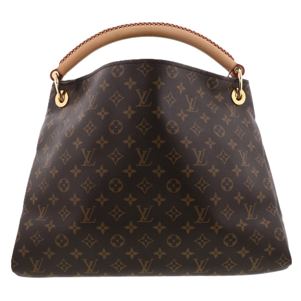 LOUIS VUITTON ルイヴィトン モノグラム ショルダーバッグ M40249 レディース スウェード ブラウン ベージュ