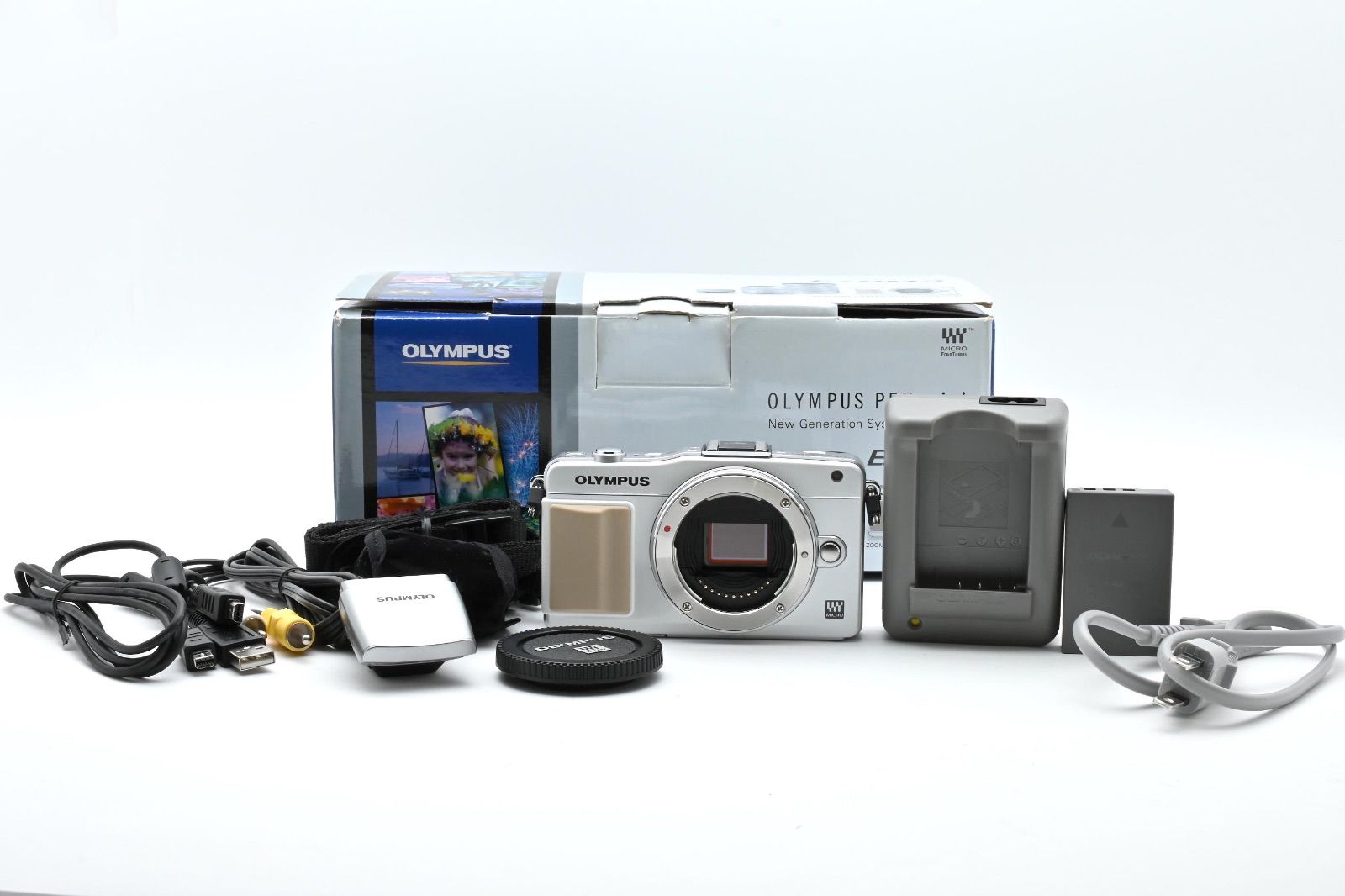 オリンパス OLYMPUS PEN Mini E-PM2 ミラーレス一眼カメラ ショット数160回