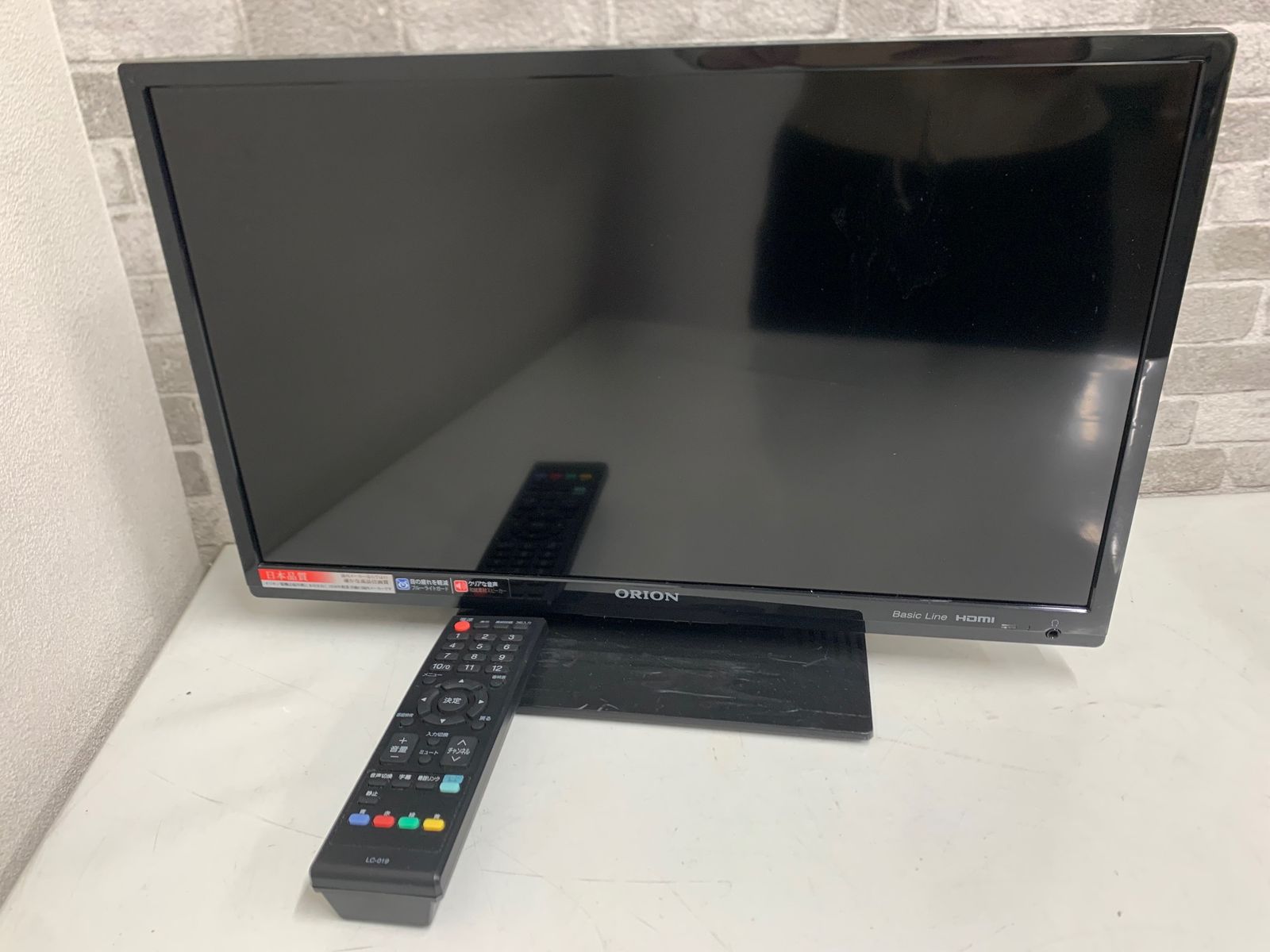 ORION (オリオン) 19型液晶テレビ NHC-191B (LC-019) 2017年製 - メルカリ