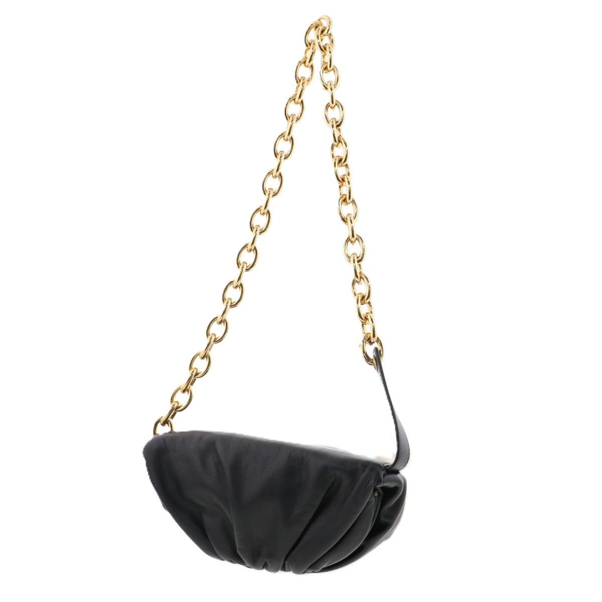 BOTTEGAVENETA ボッテガヴェネタ チェーンポーチ THE CHAIN POUCH ハンドバッグ 651445 レディース ラムスキン ブラック