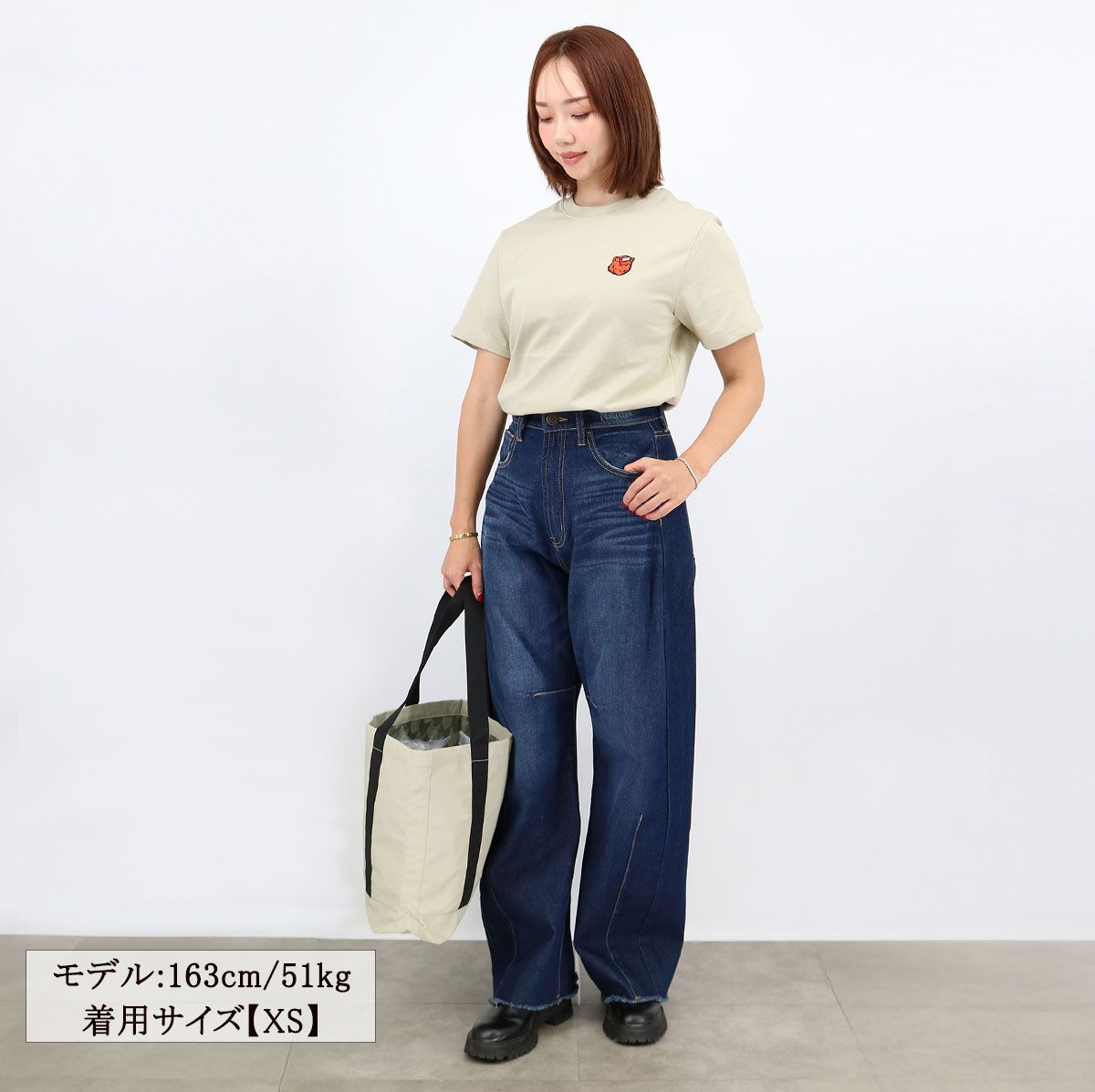 MAISON KITSUNE×HUNTER メゾンキツネ×ハンターコラボ HARU0011252 フォックスヘッド Tシャツ FOX HEAD TEE-SHIRT ユニセックス 大きいサイズ有 半袖 レディース メンズ ブランド