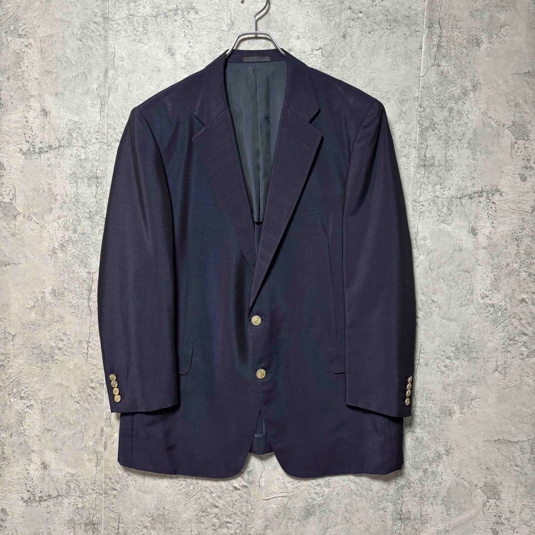 バーバリーズ 90s ヴィンテージ 紺ブレザー テーラードジャケット