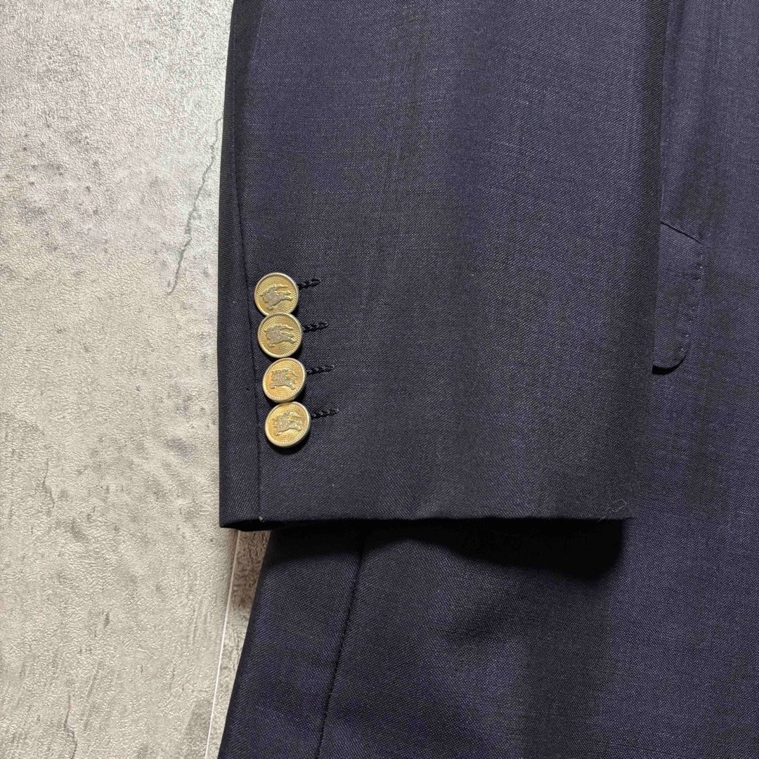 バーバリーズ 90s ヴィンテージ 紺ブレザー テーラードジャケット