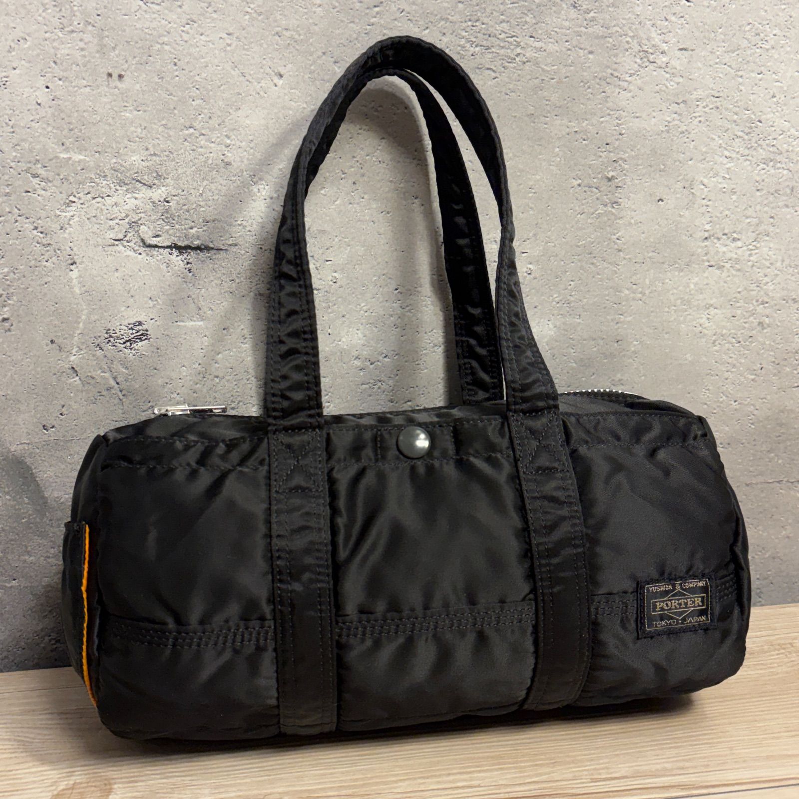 ✨極美品✨ PORTER TANKER ミニボストン ドラムバッグ 黒 ✨極美品