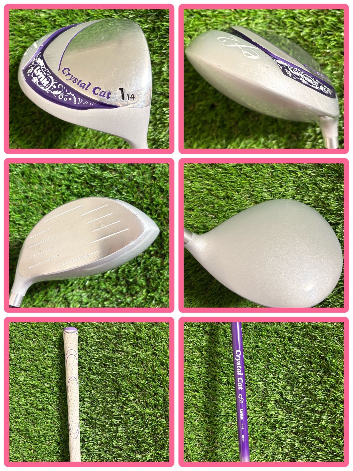 レディース LYNX CRYSTAL CATクラブセットバッグ付L