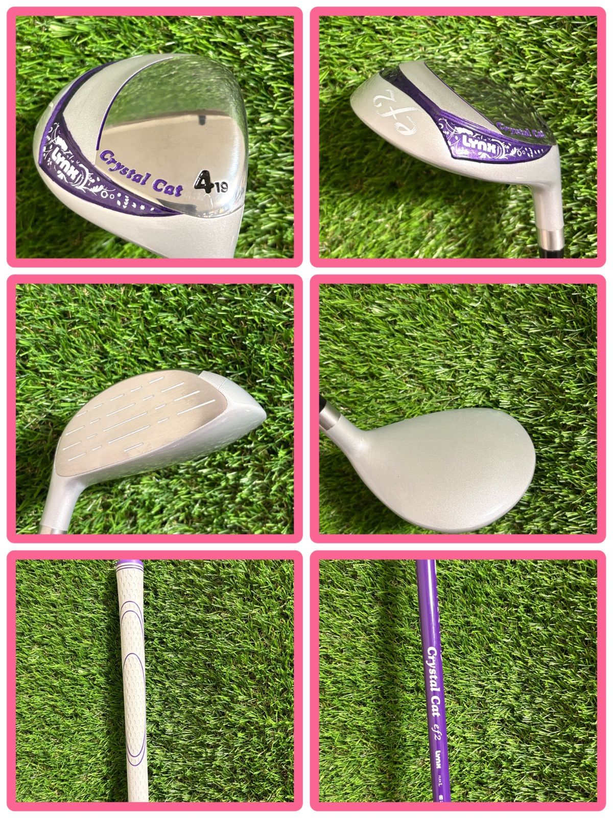 レディース！LYNX CRYSTAL CATクラブセットバッグ付L - メルカリ