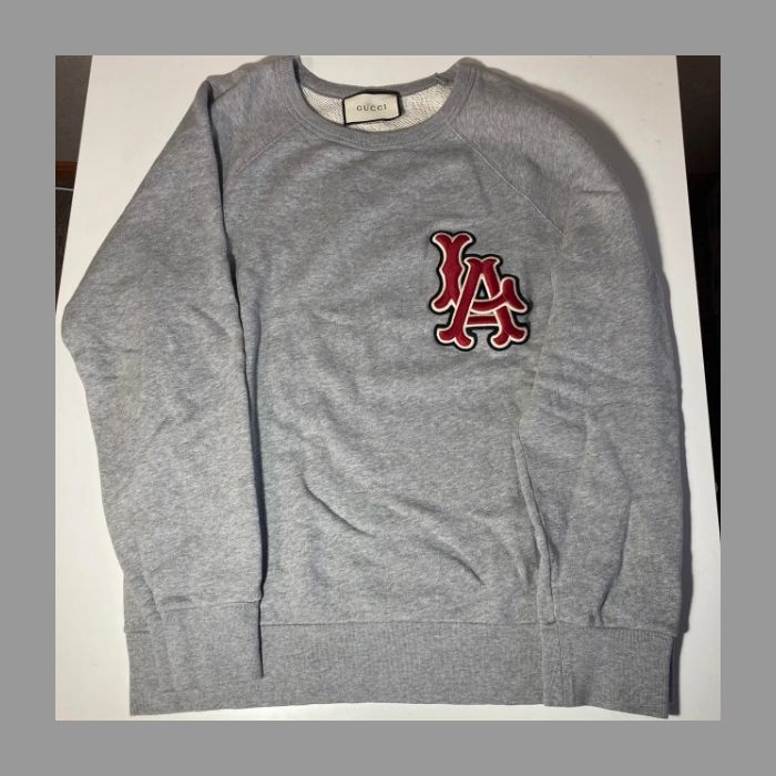 GUCCI×MLB 2018AW Angels 刺繍ロゴクルーネック トレーナー GUCCI×MLB 2018AW Angels 刺繍ロゴクルーネック トレーナー