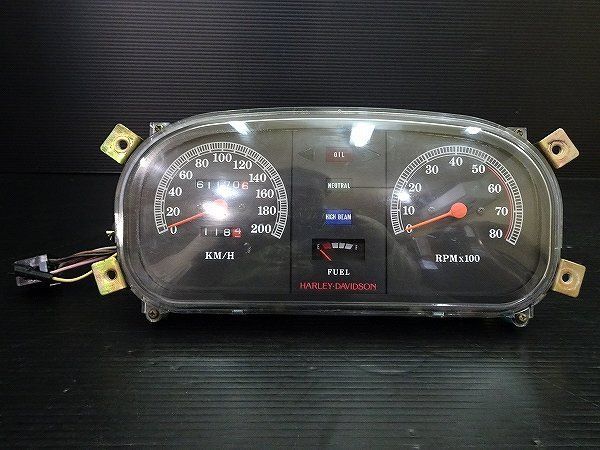 ハーレー 1991年式 エボ ウルトラ 1340 メーター バイク パーツ 部品 HD AR 080