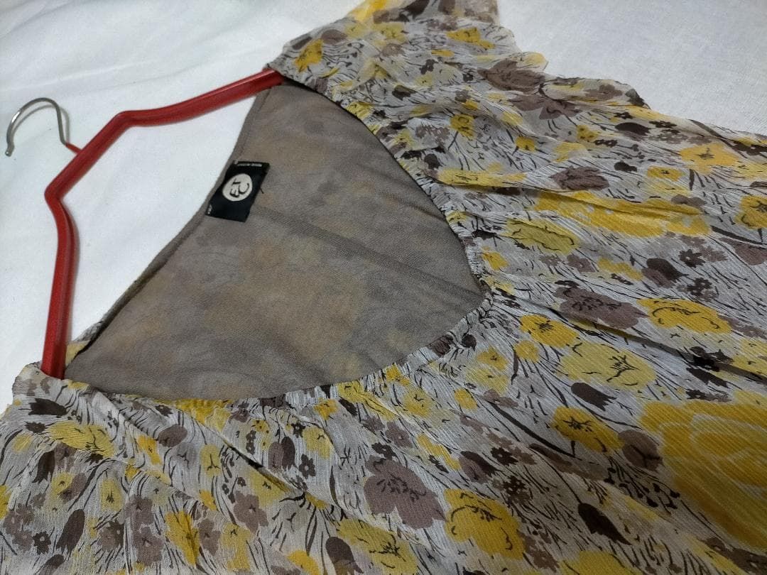  最 定価7万円 イタリア製マキシ丈ワンピース 長袖 七分袖 その他