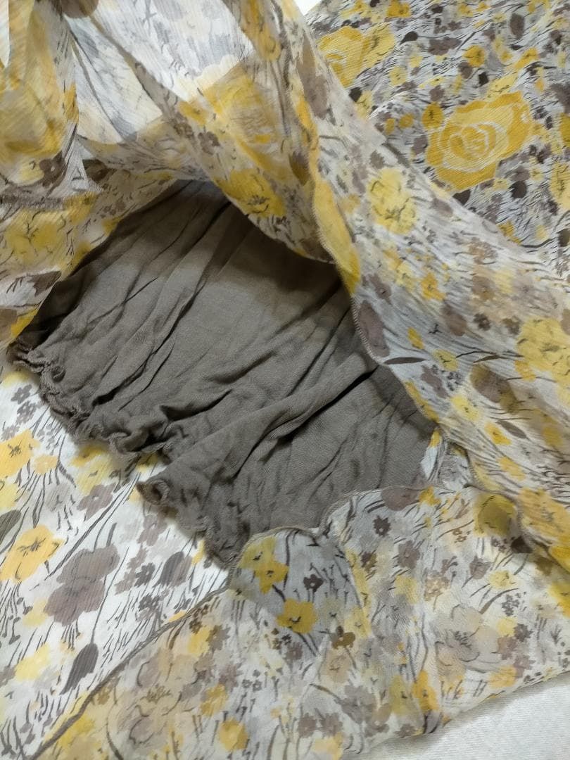 イタリア製マキシ丈ワンピース