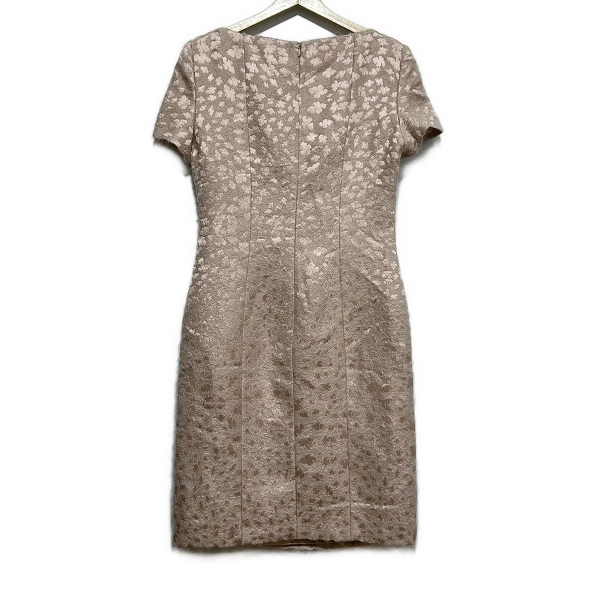 SalvatoreFerragamo サルバトーレフェラガモ ワンピース サイズ44 L レディース - ピンク 半袖 ロング シルク混