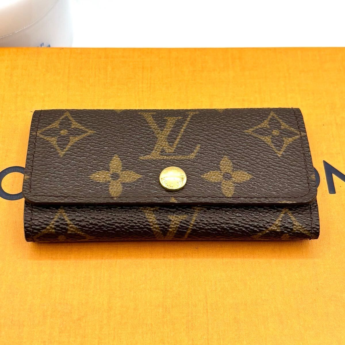 l 12 ミュルティクレ4 モノグラム キーケース ルイヴィトン Louis Vuitton