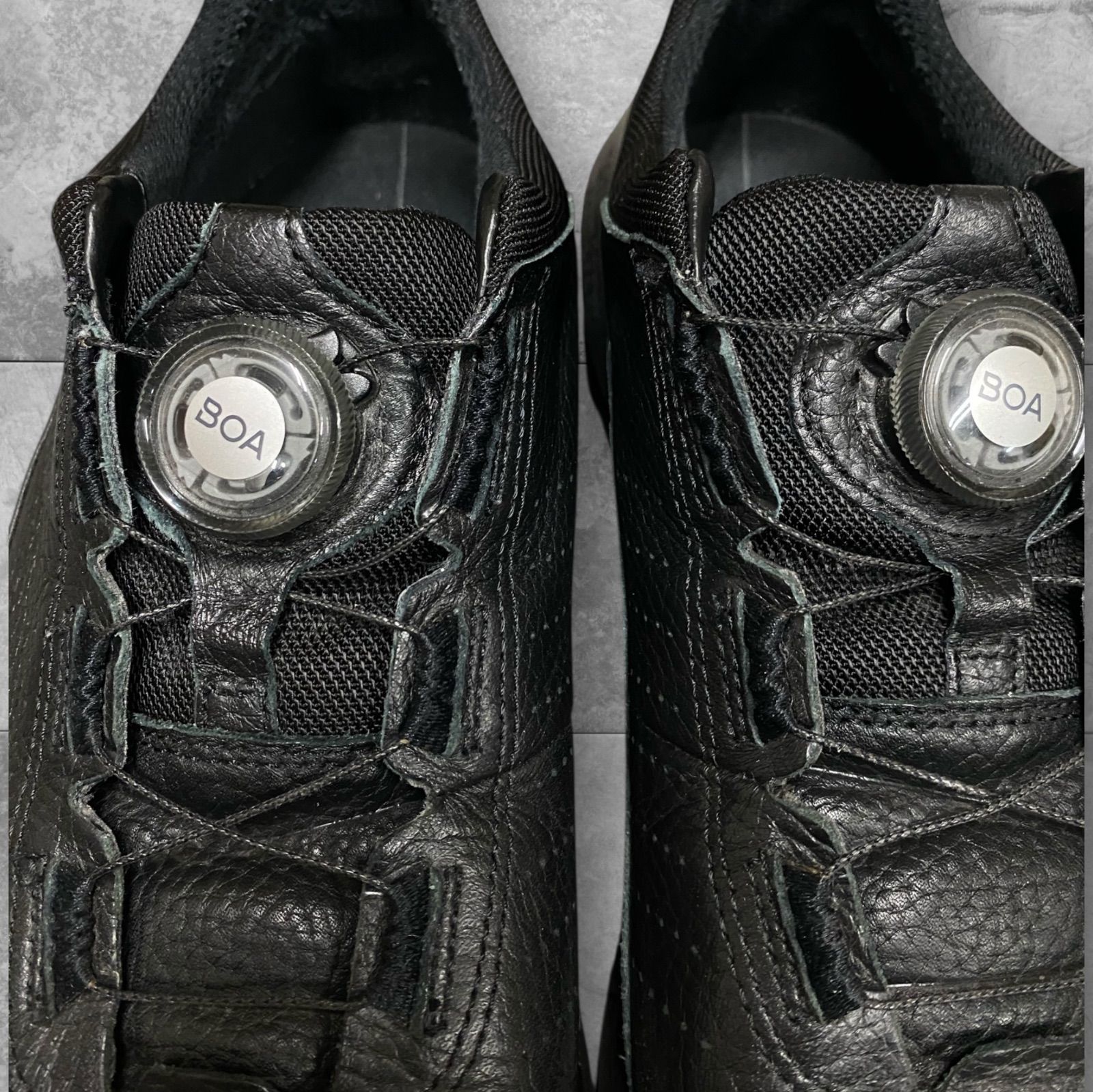 ecco BIOM 2.0 ゴルフシューズ BOA レザースニーカー メンズシューズ