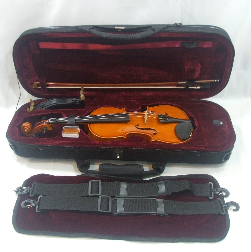 スズキバイオリン No330 1/2 分数 裏横板 杢 1991年 SUGITO弓 ケース