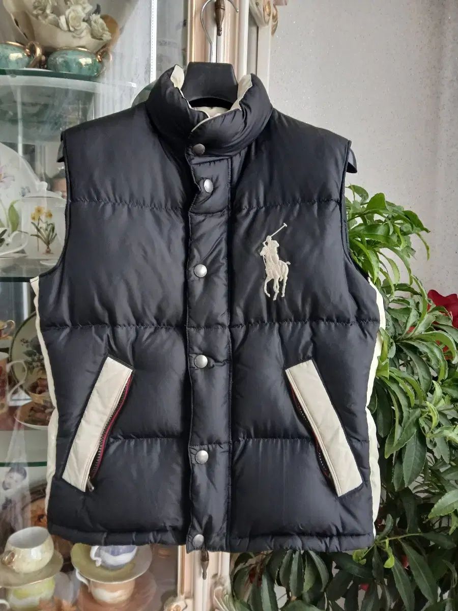 ポロラルフローレン ブラック ダウン ベスト S XS