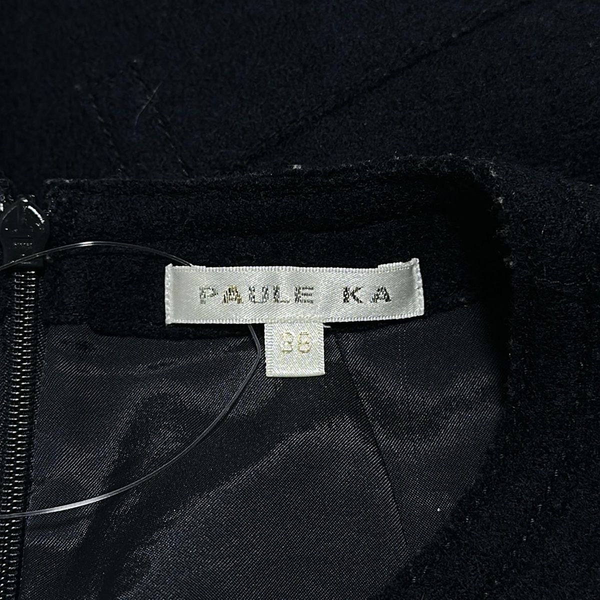 新品未使用　ポールカ　ワンピース　PAULE KA　36サイズ PAULEKA(ポールカ) ワンピース サイズ36 S レディース美品 白×黒