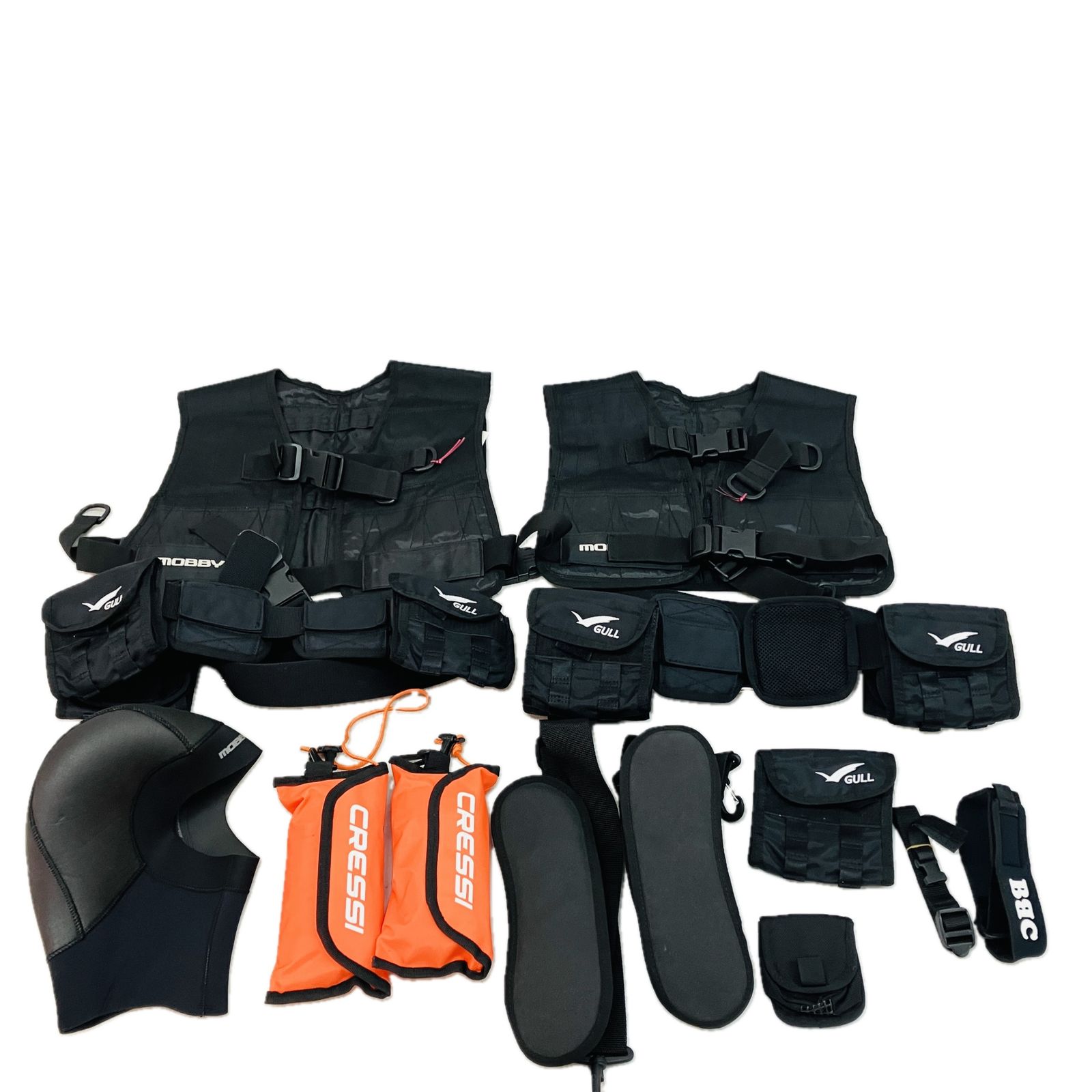 mobbys モビーズ ウエイトベスト ウエイト セット スキューバー ダイビング 用品 マリン スポーツ アウトドア ジャンク C10583577