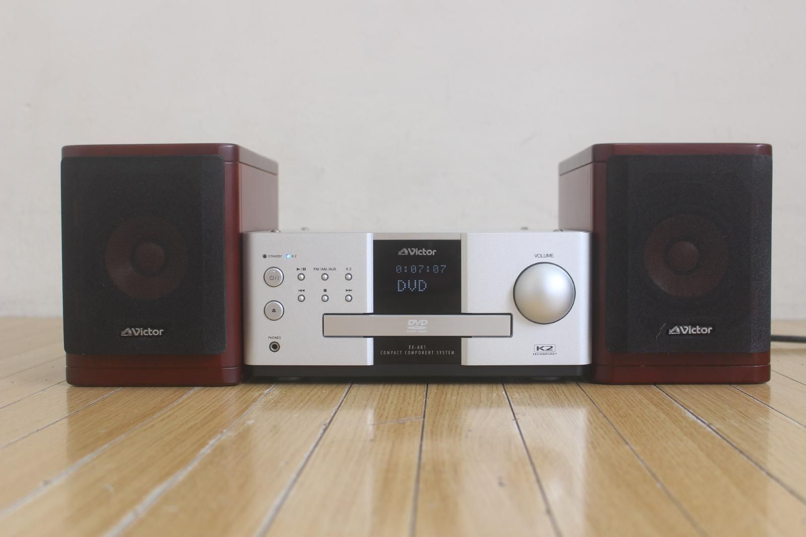 Victor ビクター CD DVDアンプ CA-EXAK1 ウッドコーン 2010年 動作品