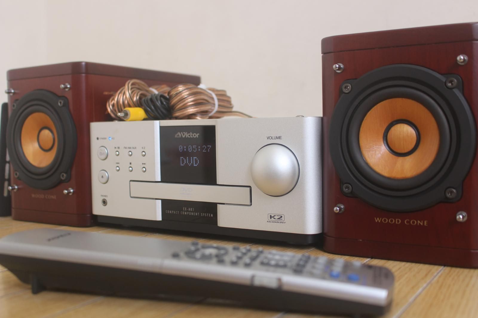 Victor ビクター CD DVDアンプ CA-EXAK1 ウッドコーン 2010年 動作品