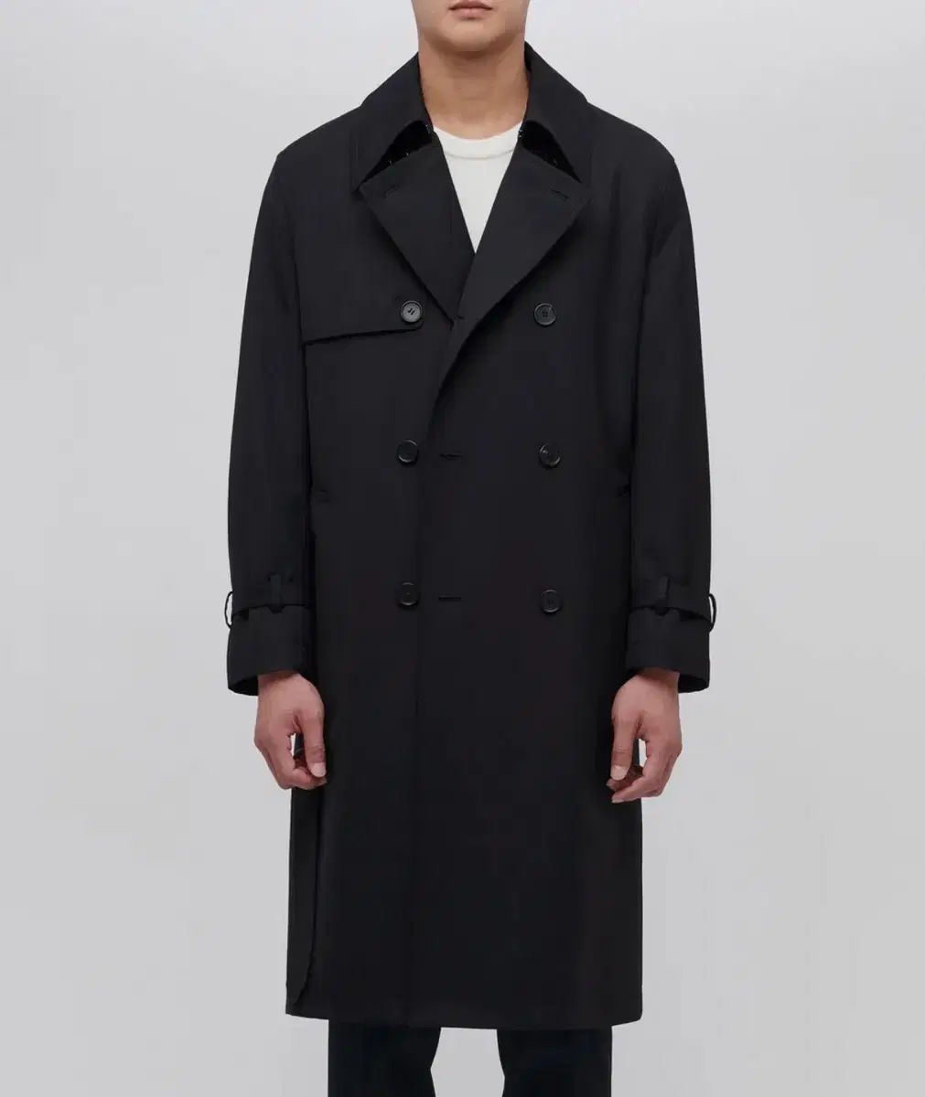 新商品 ウール ブレンド オーバーサイズ トレンチ コート Mサイズ