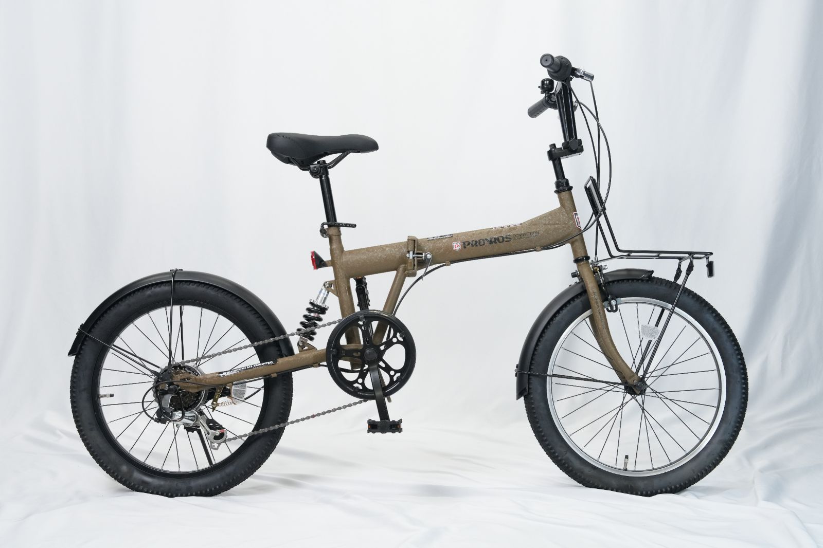 アウトレット品 ランクA PROVROS サスペンション付き折りたたみ自転車 20インチ P S 206