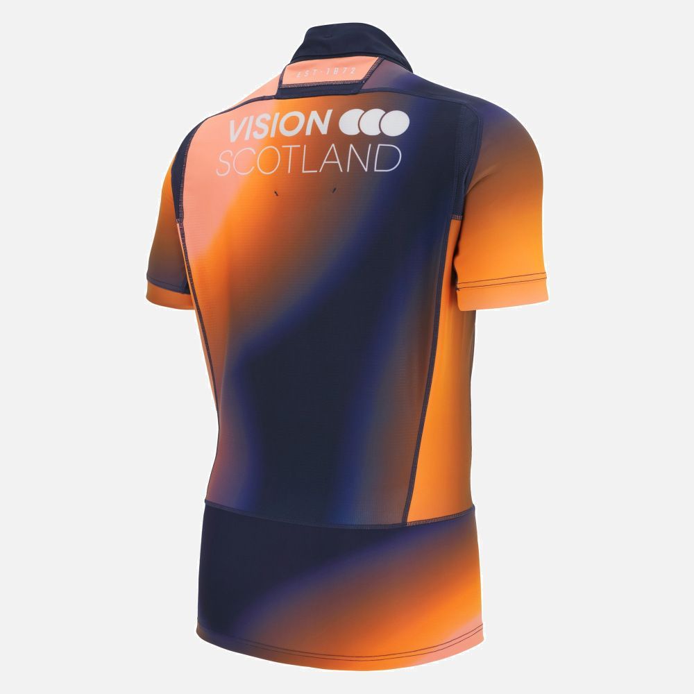 マクロン ラグビー エディン 2025 2026 ユーロ マッチ シャツ ジャージ 紺 ネイビー オレンジ モデル 日本未発売